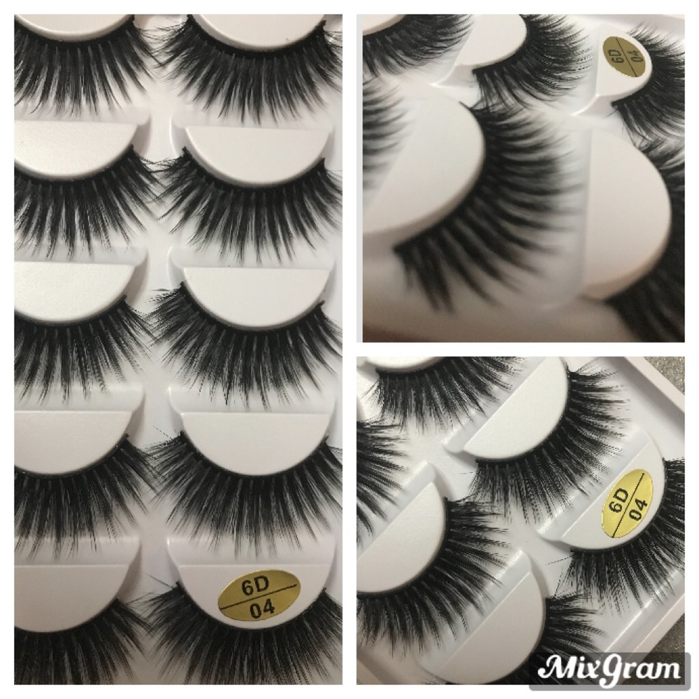 3D mink real lashes 5 pairs - Picture 1 of 4
